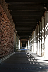 corridor of the old building