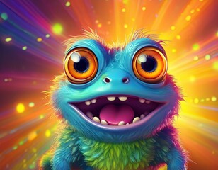 Lustiger kleiner Frosch