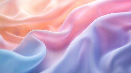Soft fabric textures studio photography pastel colors close-up visual art for design inspiration