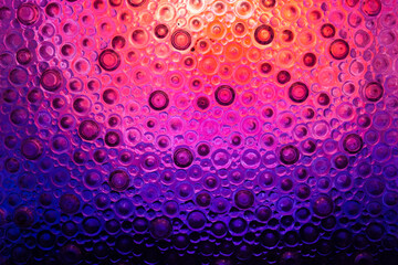 Colorful Bubble wallpaper in purple tones.Shimmering background with circles.Dark round pattern background with flashes of light. Colorful Bubbles with Gradient Texture 