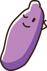 あけび　キャラクター　ゆるかわ