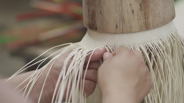 Sombrero tejido a mano en palma de Iraca