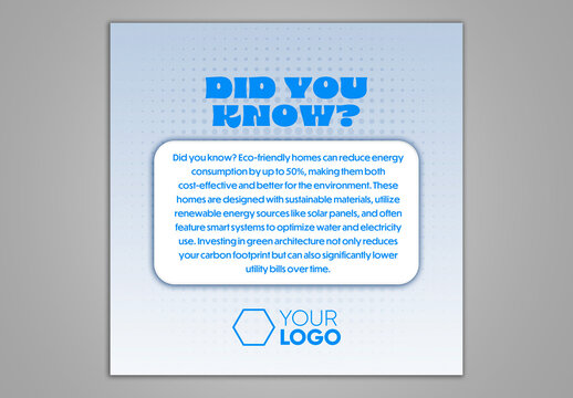 Did You Know Template Social Media