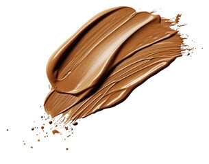 PNG Makeup foundation swatch light brown studio shot chocolate weaponry.