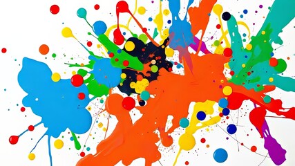 Vibrant Architectural Paint Splatter Backgrounds - Abstract Patterns