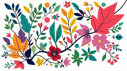 Vibrant Eco-Friendly Conservation Pattern Backgrounds