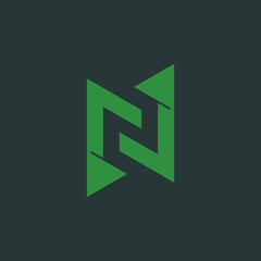 N Golf Flag Logo Design Inspirations