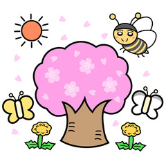 春の植物・昆虫セット