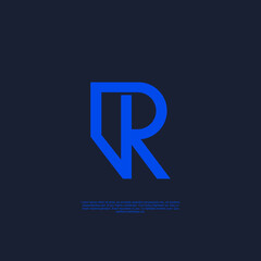 R Line Logo Design Inspiration