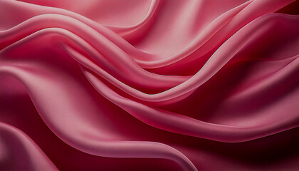 Obraz premium Pink Silky Fabric,Soft, silky, pink fabric with gentle folds and a smooth texture, reflecting light beautifully.