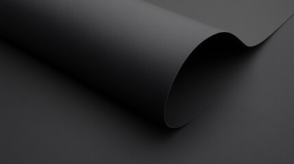 Minimalist black paper with fine grained details, perfect for design projects