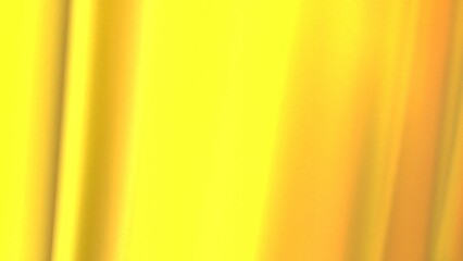 3D yellow translucent abstract wave wallpaper background. Shiny curved organic shape layer design for banners and covers. Wavy transparent glossy glass shader. Modern clean minimal digital render