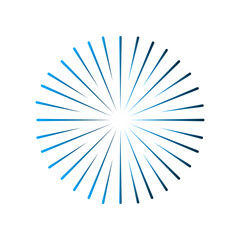 Obraz premium Firework icon design template