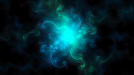 A luxurious and elegant background blending shades of black, dark blue, and deep emerald green in a seamless gradient.