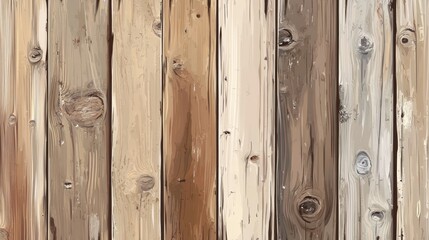 Fototapeta premium Rustic weathered vertical wood planks background texture.