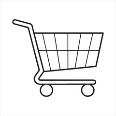  Shopping Cart icon vector art illustration.