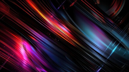 Dynamic colorful abstract waves digital art modern design vibrant environment creative viewpoint motion concept