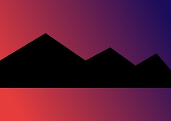 Pyramids in the evening