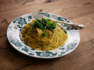 春野菜のポタージュパスタ