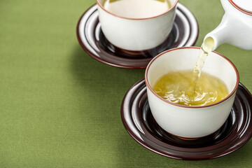 緑茶 ハイアングル