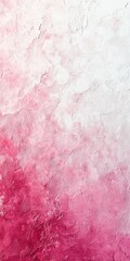 Fototapeta premium Delicate pink gradient fading into white, with a light grainy finish, ideal for feminine and soft background visuals