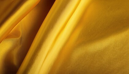 Striking Yellow Fabric Texture Closeup Detail Reveals Intricate Patterns and Rich Textures of a Vintage Fabric Swatch, Perfect for Fashion or Interior Design Inspiration.