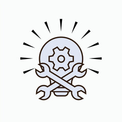Capable, Competent. Capability, Skilful. Qualified Symbol - Logo Vector. 