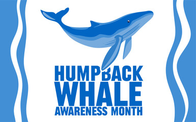 Humpback Whale Awareness Month with humpback whales