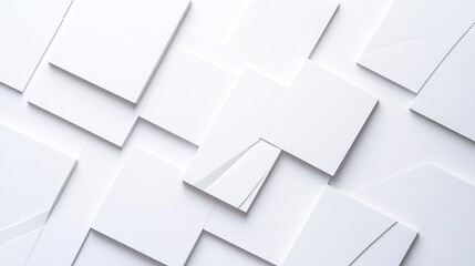 Elegant Tiles A White Background with Subtle Embossed Squares-1