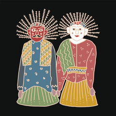 Ondel Ondel Traditional Indonesian Puppet