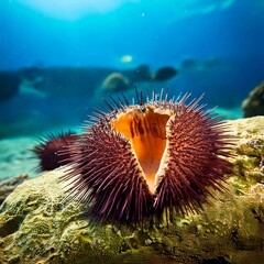 sea urchin in ocean