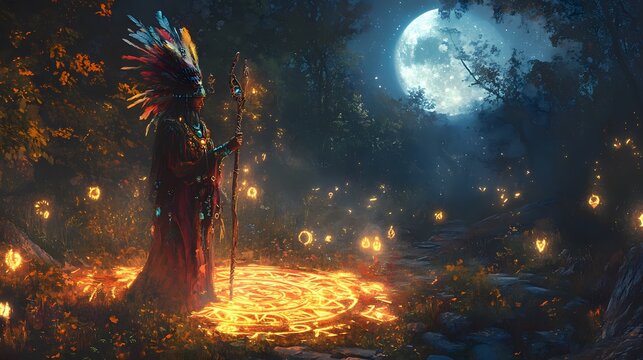 Whispers of the Ancients: The Shaman's Gaze