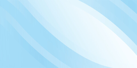 Modern white wavy glowing lines on a blue background. Futuristic digital high-technology simple modern art nice