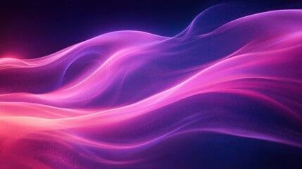 Obraz premium Ethereal Light Trails in Pink and Violet Waves