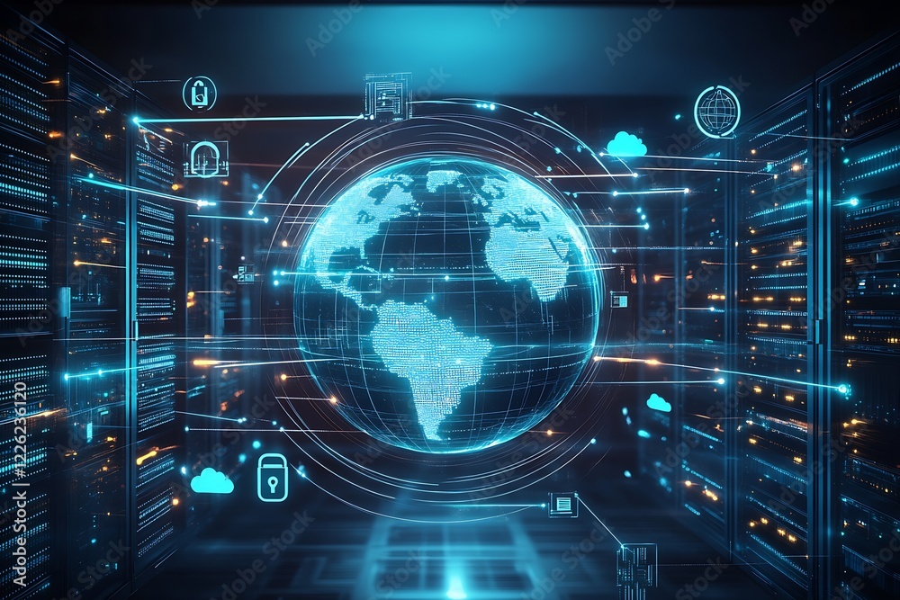 Poster Digital Connectivity and Cloud Computing in a Modern Server Environment : Generative AI