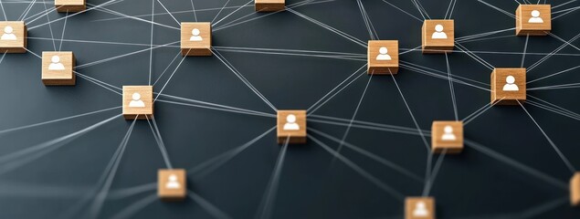 Abstract Representation of Social Connections and Teamwork Network