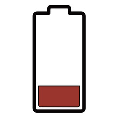 電池の残量のイラスト