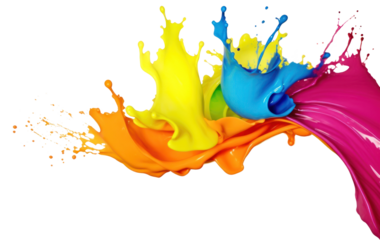 Ink splash effect background art expression.