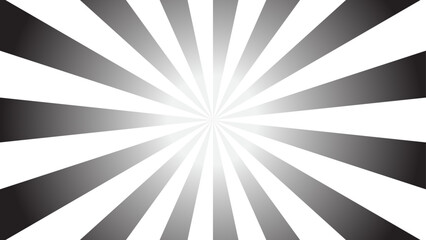 retro sunburst background, black and grey. Suitable for graphic design materials.