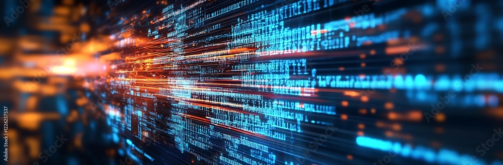 Aufkleber High-Speed Digital Information Streams in Technological Space : Generative AI