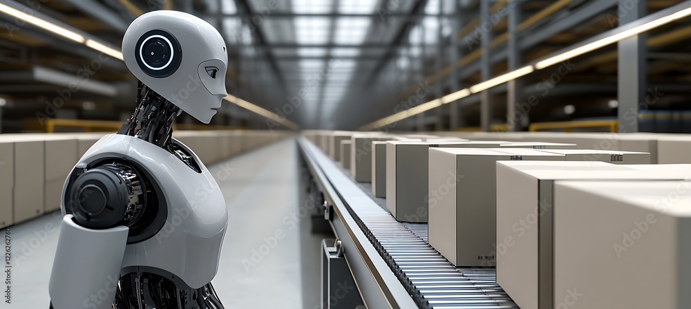 Poster Cutting-Edge Robot Monitoring Automation in Extensive Warehouse Environment : Generative AI