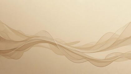 Fototapeta premium Abstract Beige Wave Design Background Image