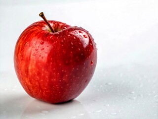 red apple isolated