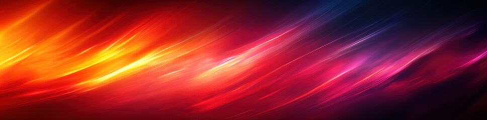 Obraz premium Dynamic Abstract Background with Vibrant Red and Orange Streaks and Smooth Gradient Effect