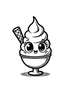 recommend clip art:  Cute Ice Cream Sundae with Big Eyes