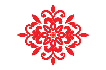 Golden Decorative Floral Ornament Vector Art  Elegant Luxury Designs for Creative Projects