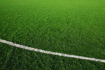 Obraz premium soccer field with lines