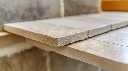 Close-up of Stone Tiles on a Surface