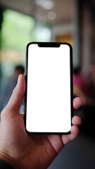 High-Quality Smartphone Mockup with Hand &ndash; Perfect for Digital, Branding, and Web Design