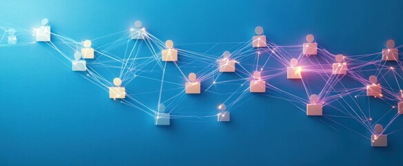 Network Connection Teamwork Community Communication Collaboration Support Technology Business